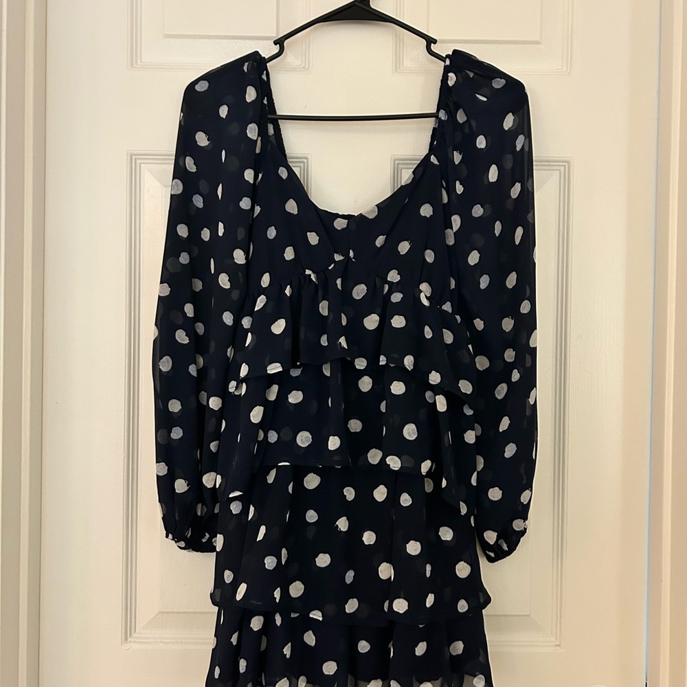 Abercrombie Polka Dot Ruffle Dress